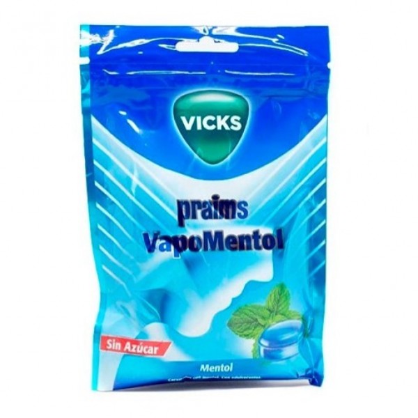 Vicks Praims Caramelos Vapomentol Sin Azúcar 72 